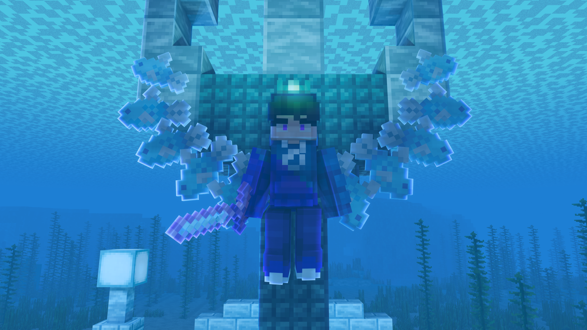 Bubblez with fish wings